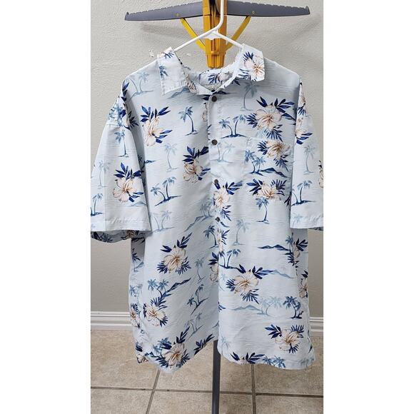 Milano Bay Hawaiian Button Up Shirt Size 2 XL Short Sleeve - Picture 1 of 5
